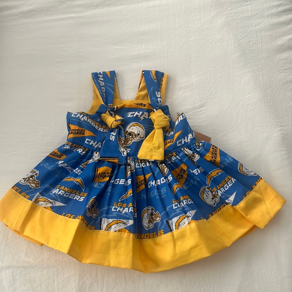 LA Los Angeles Chargers Boutique Girls Dress NEW Size 6 months 12 m 18 m 2T